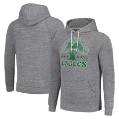 Philadelphia Eagles Homage Unisex Hyperlocal Raglan Pullover Hoodie Gray - NFL