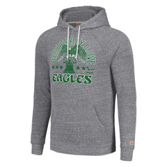 Philadelphia Eagles Homage Unisex Hyperlocal Raglan Pullover Hoodie Gray - NFL
