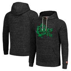 Philadelphia Eagles Homage Unisex Hyperlocal Raglan Pullover Hoodie Charcoal - NFL