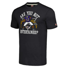 Ray Lewis Baltimore Ravens Homage Unisex Unisex Caricature Retired Player Tri-Blend T-Shirt Charcoal - NFL