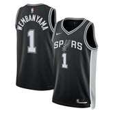 Nike - Victor Wembanyama San Antonio Spurs Unisex 2023 NBA Draft First Round Pick Swingman Jersey - Icon Edition - Black