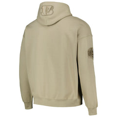 Joe Burrow Cincinnati Bengals Pro Standard Player Name & Number Pullover Hoodie Tan - NFL