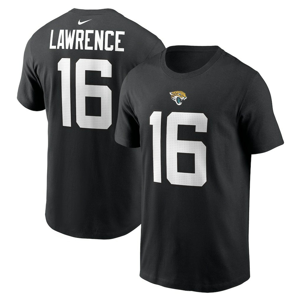 Trevor Lawrence Jacksonville Jaguars Player Name & Number T-Shirt Black - Nike