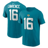 Trevor Lawrence Jacksonville Jaguars Player Name & Number T-Shirt Teal - Nike