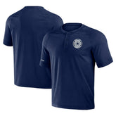 Dallas Cowboys NFL x Darius Rucker Collection Washed Raglan Henley T-Shirt Navy - Fanatics