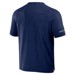 Dallas Cowboys NFL x Darius Rucker Collection Washed Raglan Henley T-Shirt Navy - Fanatics