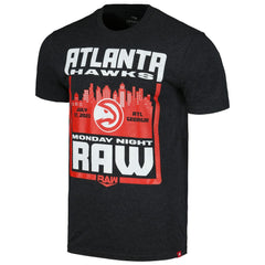 NBA - Sportiqe Monday Night RAW x Atlanta Hawks Tri-Blend T-Shirt - Black