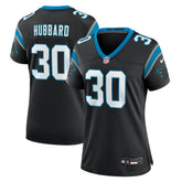 Chuba Hubbard Carolina Panthers Women's Team Game Jersey Black - Nike