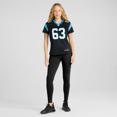 Austin Corbett Carolina Panthers Women's Team Game Jersey Black - Nike