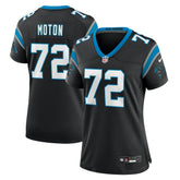 Taylor Moton Carolina Panthers Women's Team Game Jersey Black - Nike
