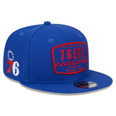 New Era - Philadelphia 76ers Rally Drive Finish Line Patch 9FIFTY Snapback Hat - Royal