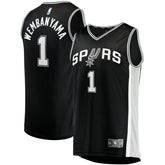 Fanatics - Victor Wembanyama San Antonio Spurs Youth Fast Break Replica Jersey - Icon Edition - Black