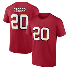 Ronde Barber Tampa Bay Buccaneers Retired Player Icon Name & Number T-Shirt Red - Fanatics