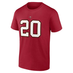 Ronde Barber Tampa Bay Buccaneers Retired Player Icon Name & Number T-Shirt Red - Fanatics