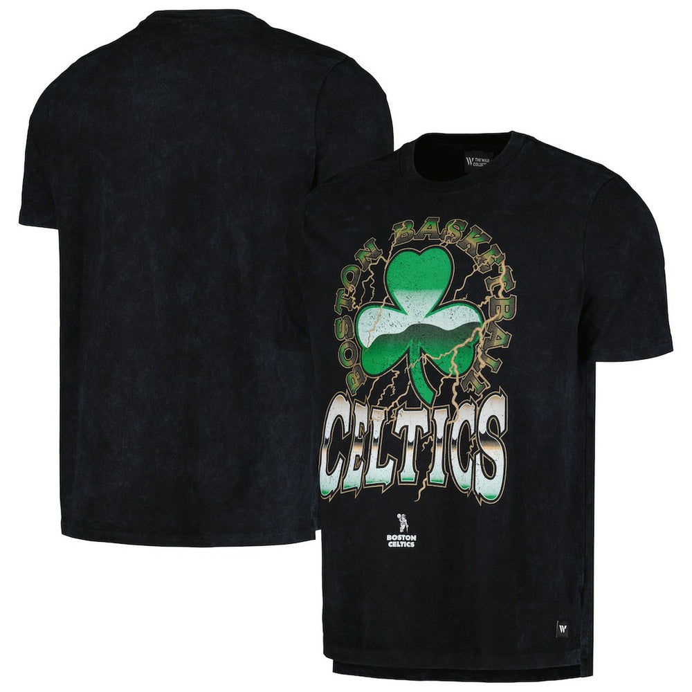 NBA - Boston Celtics The Wild Collective Unisex Tour Band T-Shirt - Black