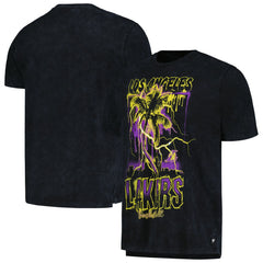 NBA - Los Angeles Lakers The Wild Collective Unisex Tour Band T-Shirt - Black