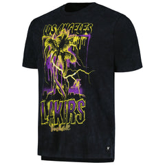 NBA - Los Angeles Lakers The Wild Collective Unisex Tour Band T-Shirt - Black