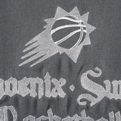 NBA - Phoenix Suns The Wild Collective Women's Embroidered Fleece Raglan Short Sleeve Pullover Sweatshirt - Gray