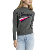 New York Yankees Lusso Women's Serena Raglan Pullover Sweater On Sale