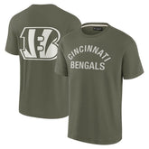 Cincinnati Bengals Unisex Elements Super Soft Short Sleeve T-Shirt Olive - Fanatics