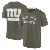 New York Giants Unisex Elements Super Soft Short Sleeve T-Shirt Olive - Fanatics