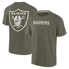 Las Vegas Raiders Unisex Elements Super Soft Short Sleeve T-Shirt Olive - Fanatics