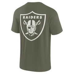 Las Vegas Raiders Unisex Elements Super Soft Short Sleeve T-Shirt Olive - Fanatics