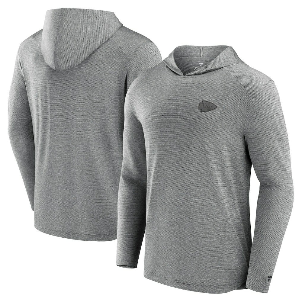 Kansas City Chiefs Front Office Tech Lightweight Hoodie T-Shirt Black - Fanatics