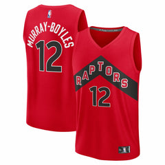 Fanatics - Collin Murray-Boyles Toronto Raptors Youth 2025 NBA Draft First Round Pick Fast Break Replica Jersey - Icon Edition - Red