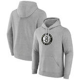 Fanatics - Brooklyn Nets Primary Logo Pullover Hoodie - Heather Gray