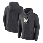 Fanatics - Brooklyn Nets Primary Logo Pullover Hoodie - Heather Charcoal