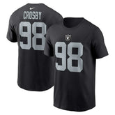 Maxx Crosby Las Vegas Raiders Player Name & Number T-Shirt Black - Nike