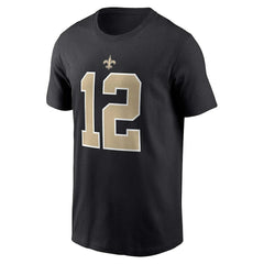 Chris Olave New Orleans Saints Player Name & Number T-Shirt Black - Nike
