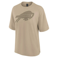 Buffalo Bills Women's Oversized Elements T-Shirt Khaki - Fanatics