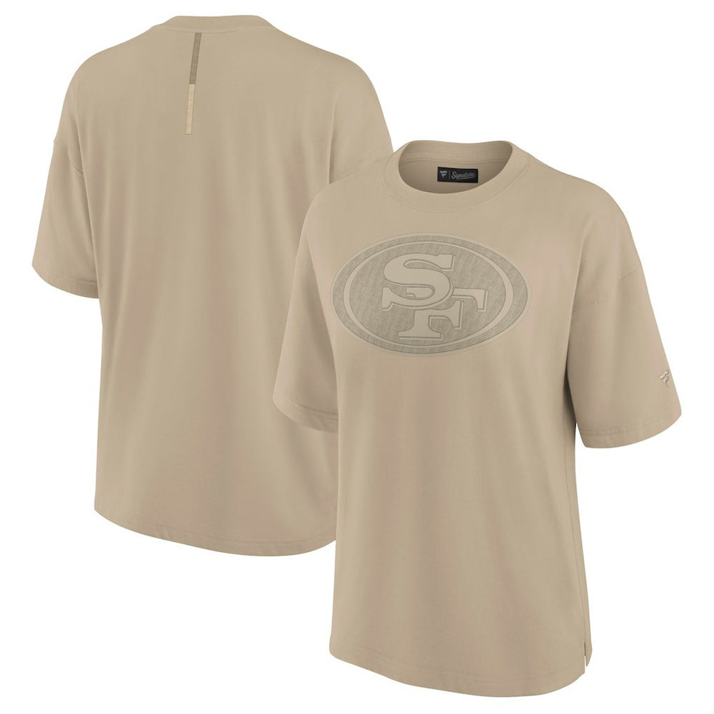 San Francisco 49ers Women's Oversized Elements T-Shirt Khaki - Fanatics