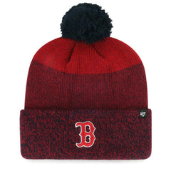 Boston Red Sox '47 Darkfreeze Cuffed Knit Hat with Pom discount