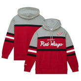 Detroit Red Wings - Head Coach Pullover Hoodie Red/Gray