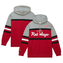 Detroit Red Wings - Head Coach Pullover Hoodie Red/Gray