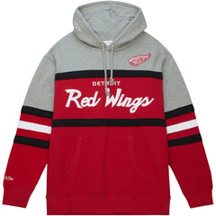 Detroit Red Wings - Head Coach Pullover Hoodie Red/Gray