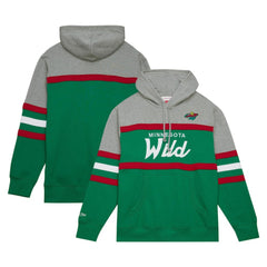 Minnesota Wild - Head Coach Pullover Hoodie Green/Gray