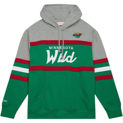 Minnesota Wild - Head Coach Pullover Hoodie Green/Gray
