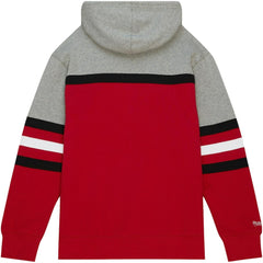New Jersey Devils - Head Coach Pullover Hoodie Red/Gray