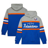 New York Islanders - Head Coach Pullover Hoodie Royal/Gray