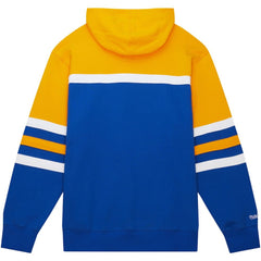 Buffalo Sabres - Mitchell & Ness Head Coach Pullover Hoodie Royal/Gold