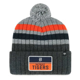 Detroit Tigers '47 Stack Cuffed Knit Hat with Pom On Sale