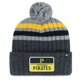 Pittsburgh Pirates '47 Stack Cuffed Knit Hat with Pom discount