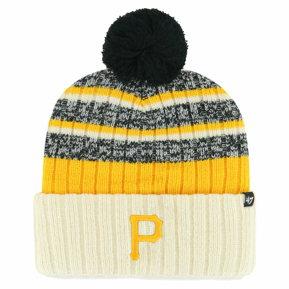 Pittsburgh Pirates '47 Tavern Cuffed Knit Hat with Pom Clearance