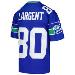 Steve Largent Seattle Seahawks Youth 1985 Retired Player Legacy Jersey Royal - Mitchell & Ness