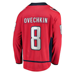 Alexander Ovechkin Washington Capitals Fanatics Captain Patch Home Breakaway Jersey Red