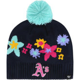 Athletics '47 Girls Youth Buttercup Knit Beanie with Pom Online